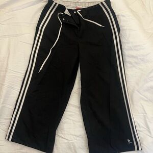 Danskin Now Black Pants with White Accents
